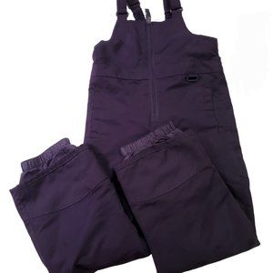 Girls toddler 5T Circo purple suspender snowsuit